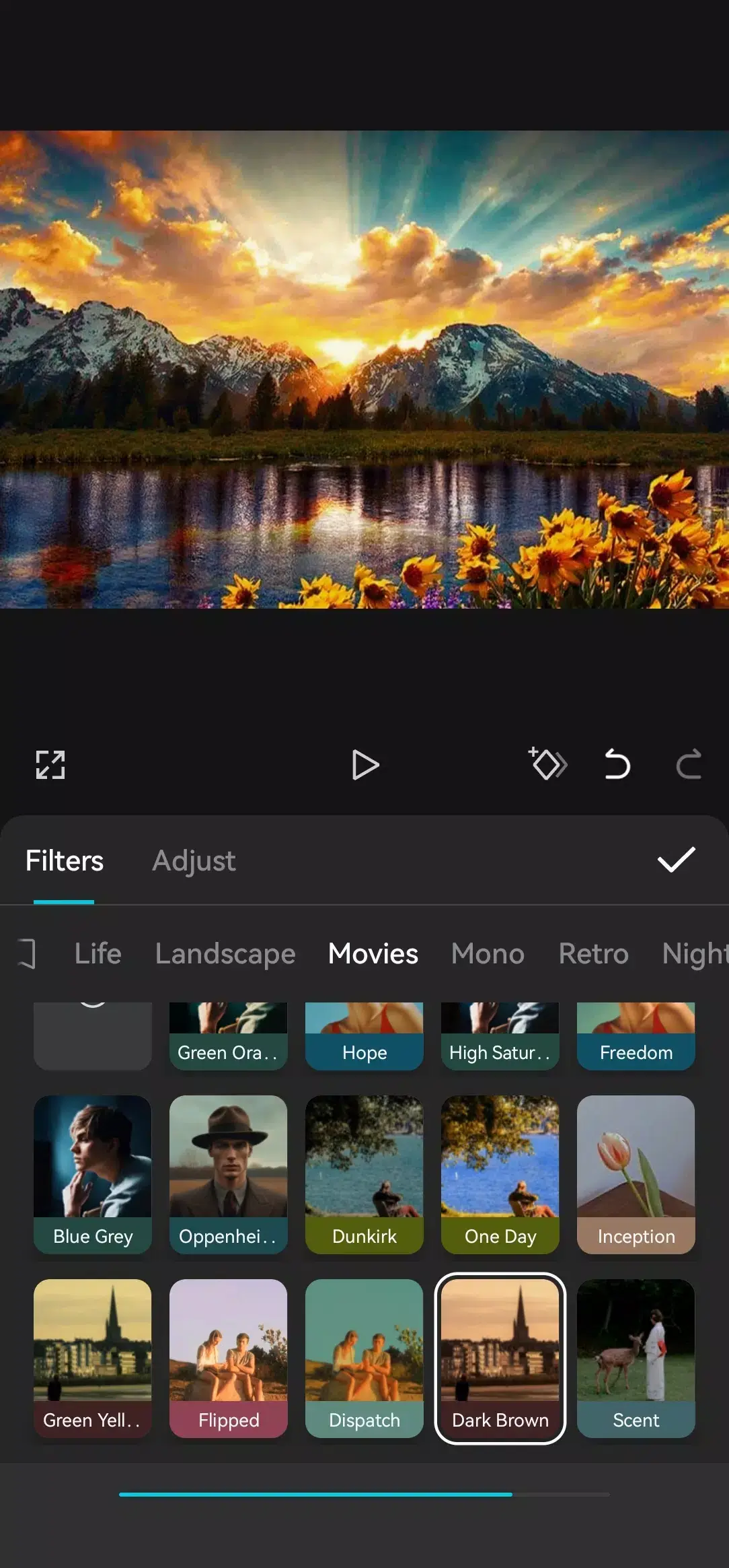 CapCut Pro editing interface with premium effects unlocked